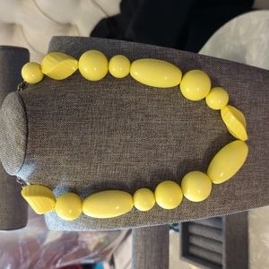 Yellow Bead Necklace